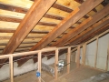 Newtown Stone House Insulation - Attic Before